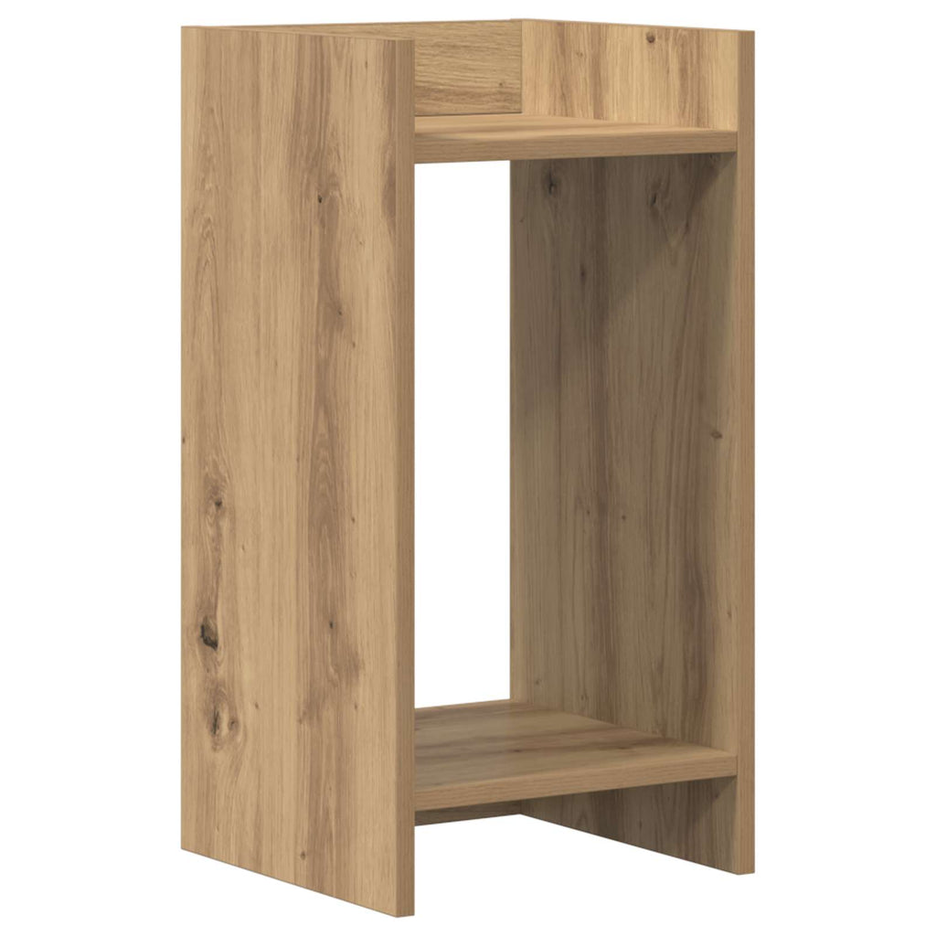 Pflanzenständer mit Regal 2 pcs Artisan-Eiche 30 x 30 x 60 cm