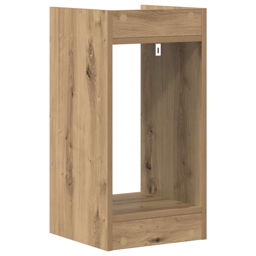 Pflanzenständer mit Regal 2 pcs Artisan-Eiche 30 x 30 x 60 cm