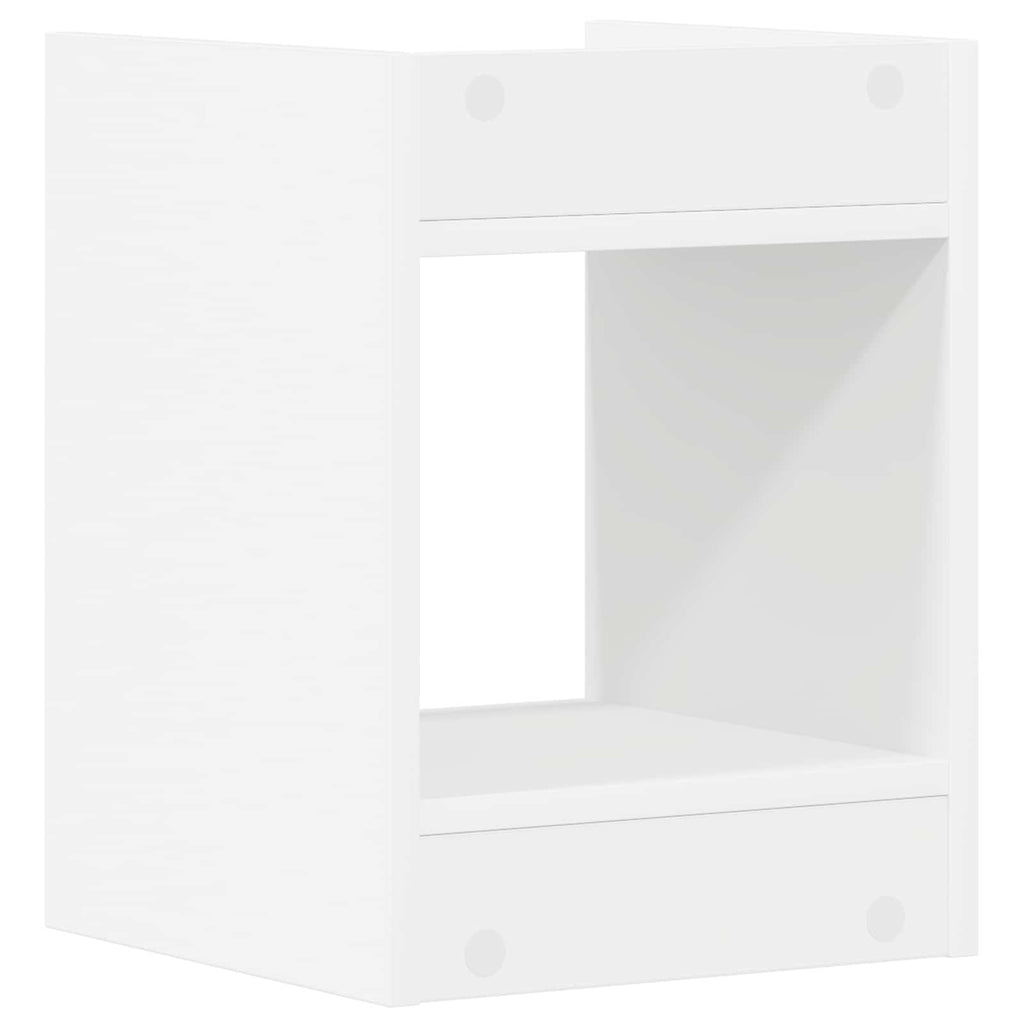 Pflanzenständer 2 pcs Weiß 30 x 30 x 40 cm Holzwerkstoff