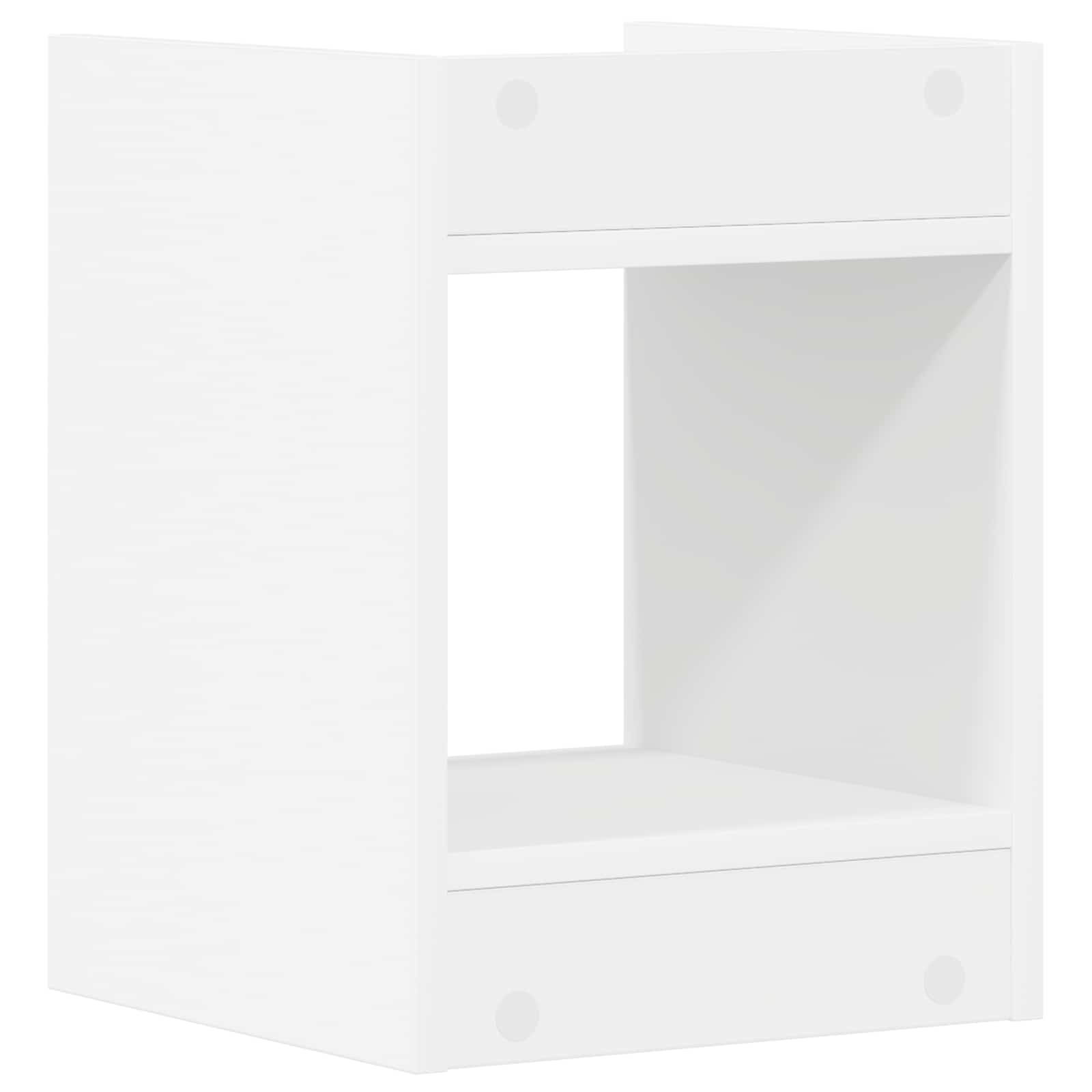 Pflanzenständer 2 pcs Weiß 30 x 30 x 40 cm Holzwerkstoff