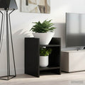 Pflanzenständer mit Regal 2 pcs Schwarze Eiche 30 x 30 x 40 cm