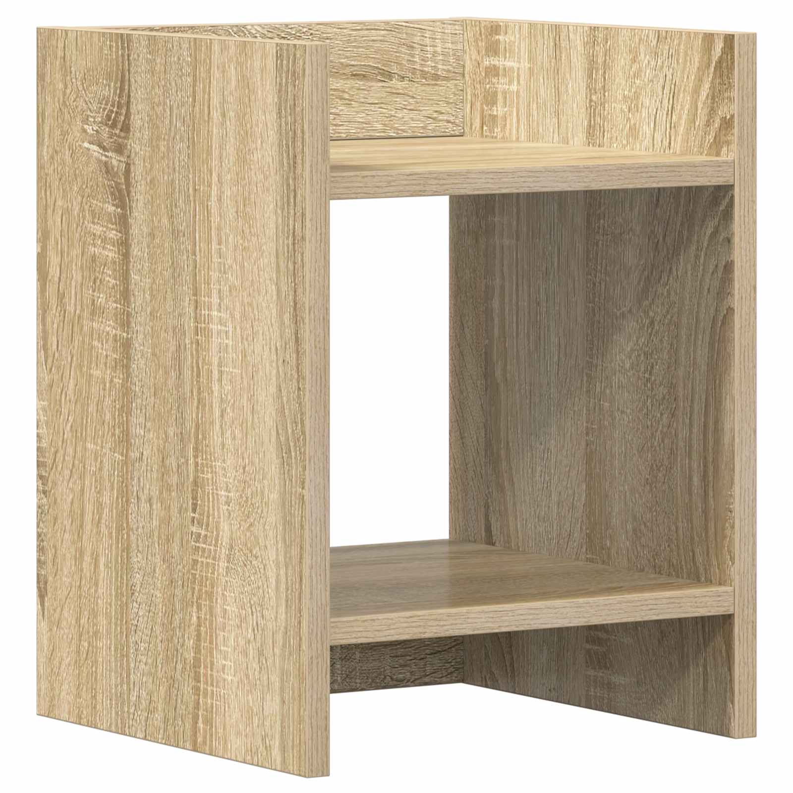 Pflanzenständer mit Regal 2 pcs Sonoma-Eiche 30 x 30 x 40 cm