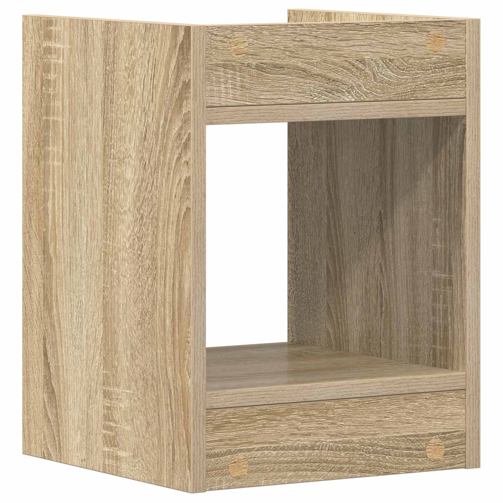 Pflanzenständer mit Regal 2 pcs Sonoma-Eiche 30 x 30 x 40 cm