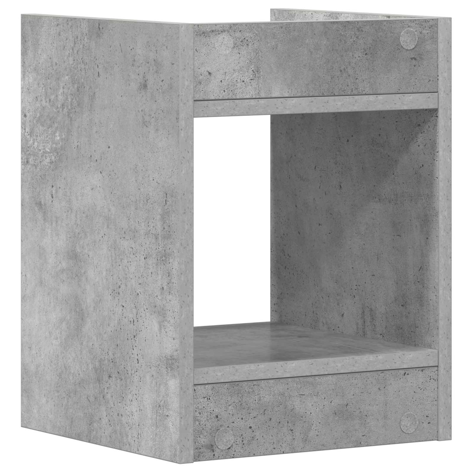 Pflanzenständer Betongrau 30 x 30 x 40 cm Holzwerkstoff