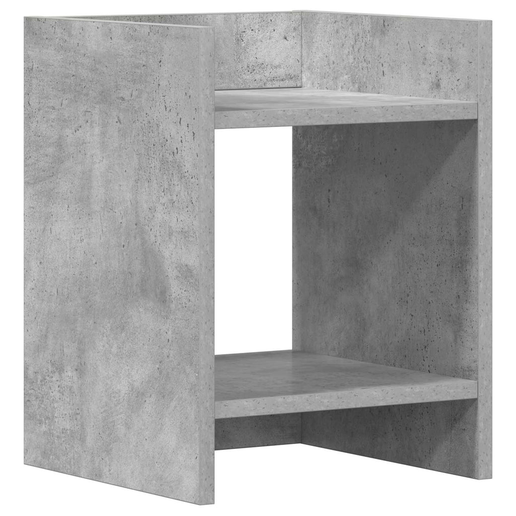 Pflanzenständer 2 pcs Betongrau 30 x 30 x 40 cm Holzwerkstoff