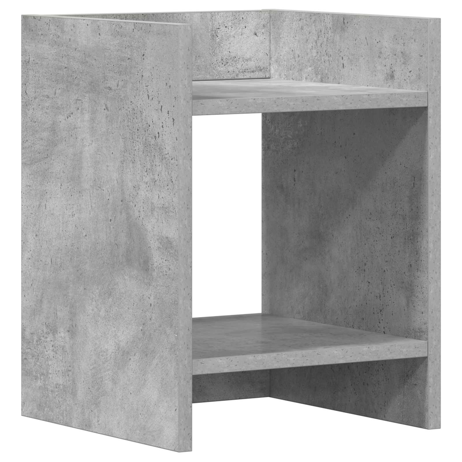 Pflanzenständer 2 pcs Betongrau 30 x 30 x 40 cm Holzwerkstoff