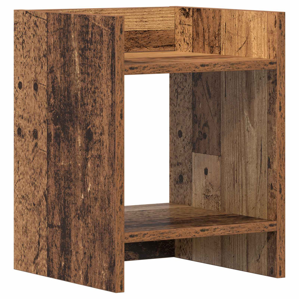 Pflanzenständer 2 pcs Altholz 30 x 30 x 40 cm Holzwerkstoff
