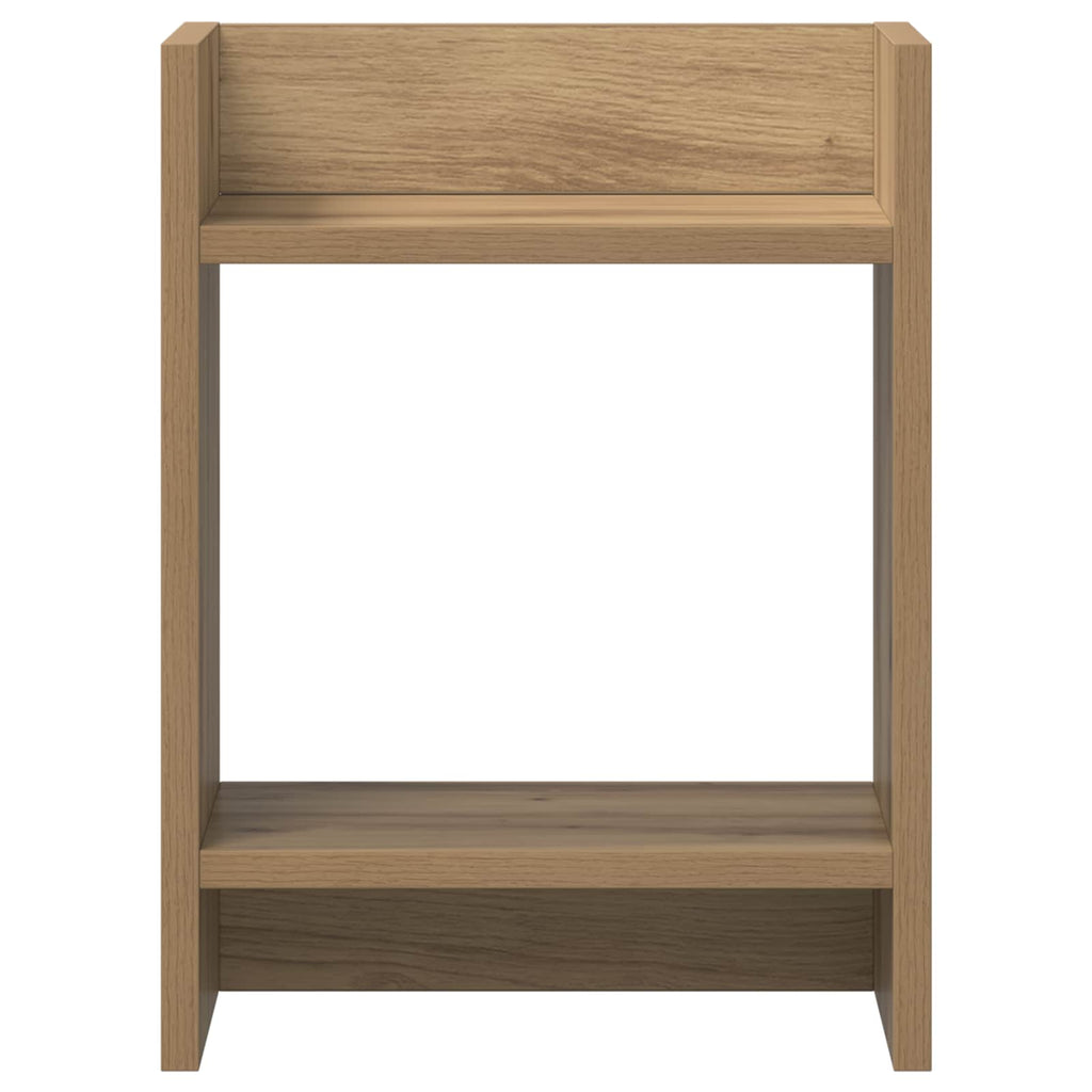 Pflanzenständer mit Regal 2 pcs Artisan-Eiche 30 x 30 x 40 cm