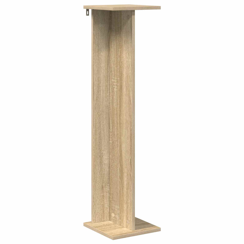Pflanzenständer 2 pcs Sonoma-Eiche 25 x 25,5 x 100,5 cm