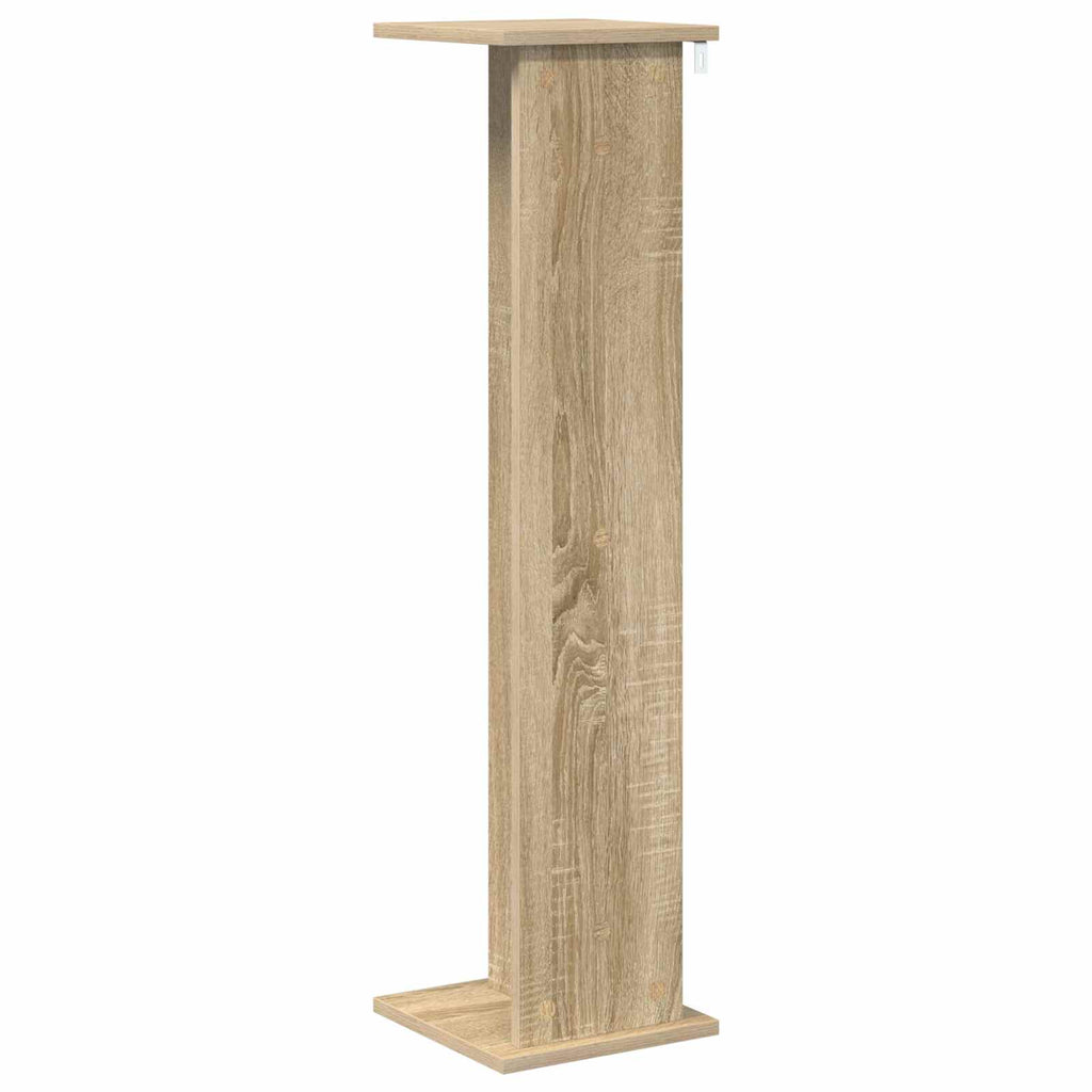 Pflanzenständer 2 pcs Sonoma-Eiche 25 x 25,5 x 100,5 cm