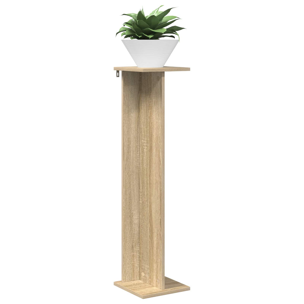 Pflanzenständer 2 pcs Sonoma-Eiche 25 x 25,5 x 100,5 cm