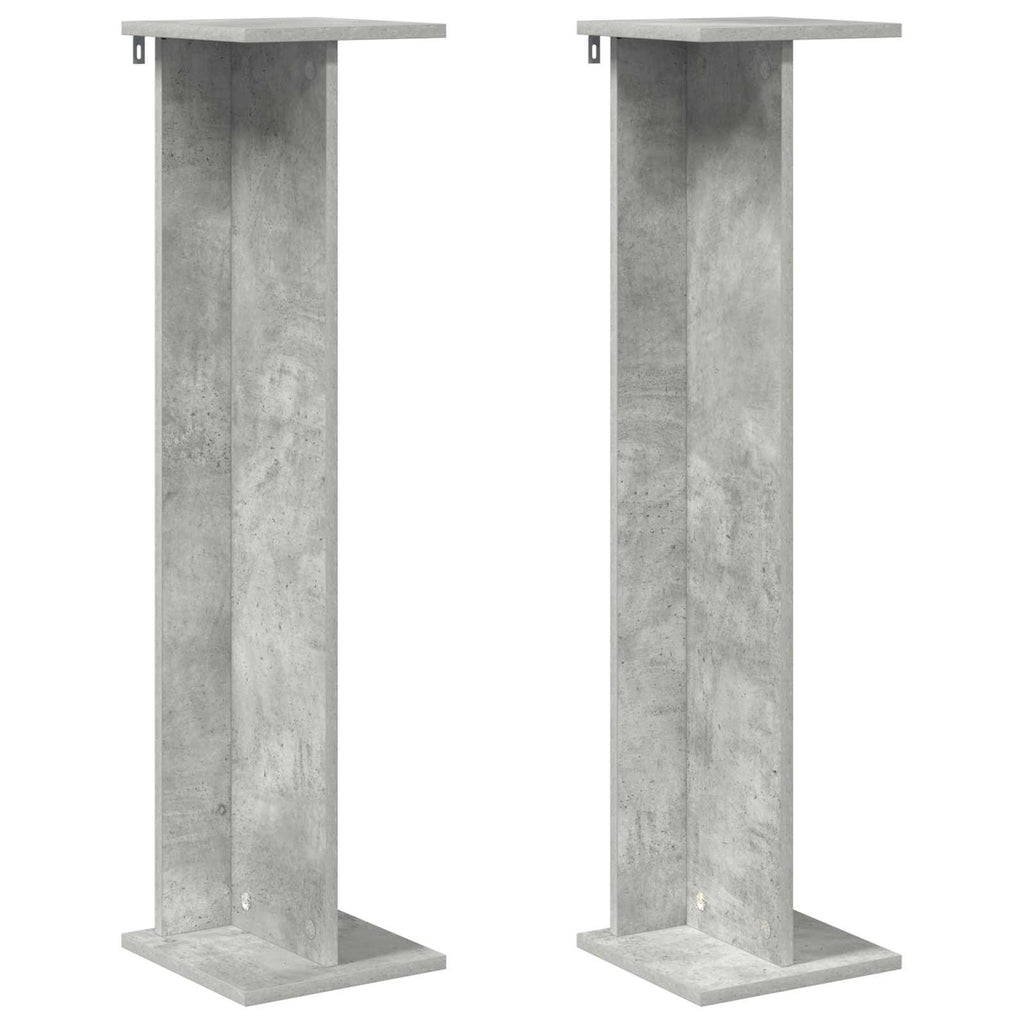 Pflanzenständer 2 pcs Betongrau 25 x 25,5 x 100,5 cm