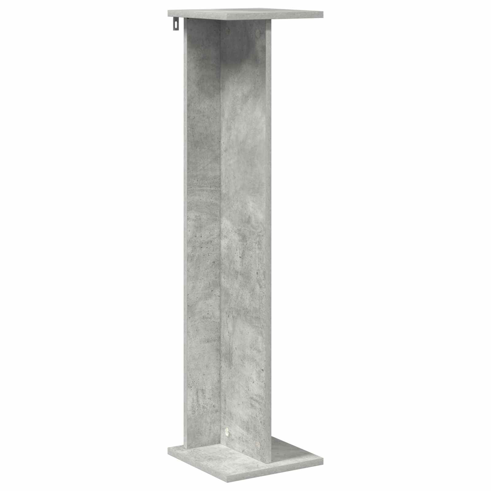 Pflanzenständer 2 pcs Betongrau 25 x 25,5 x 100,5 cm