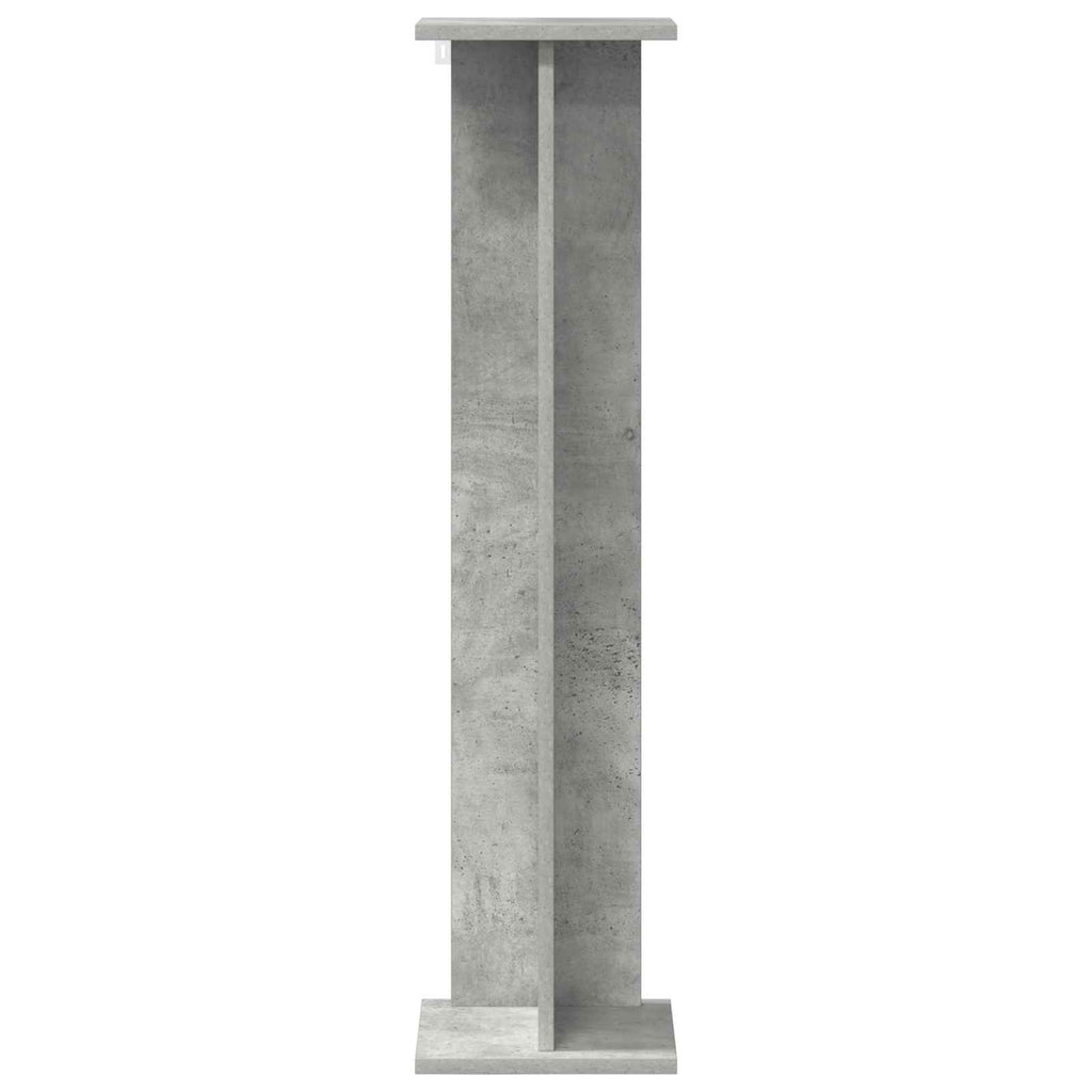 Pflanzenständer 2 pcs Betongrau 25 x 25,5 x 100,5 cm