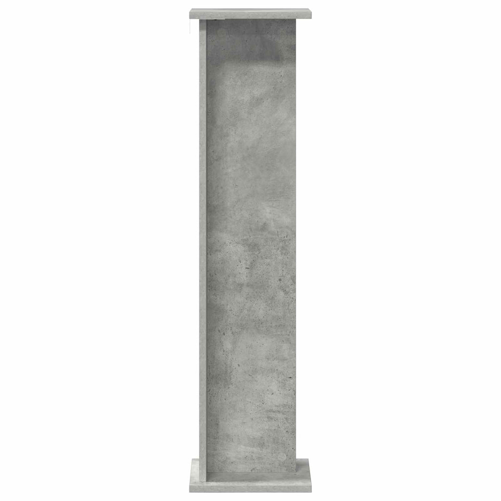 Pflanzenständer 2 pcs Betongrau 25 x 25,5 x 100,5 cm