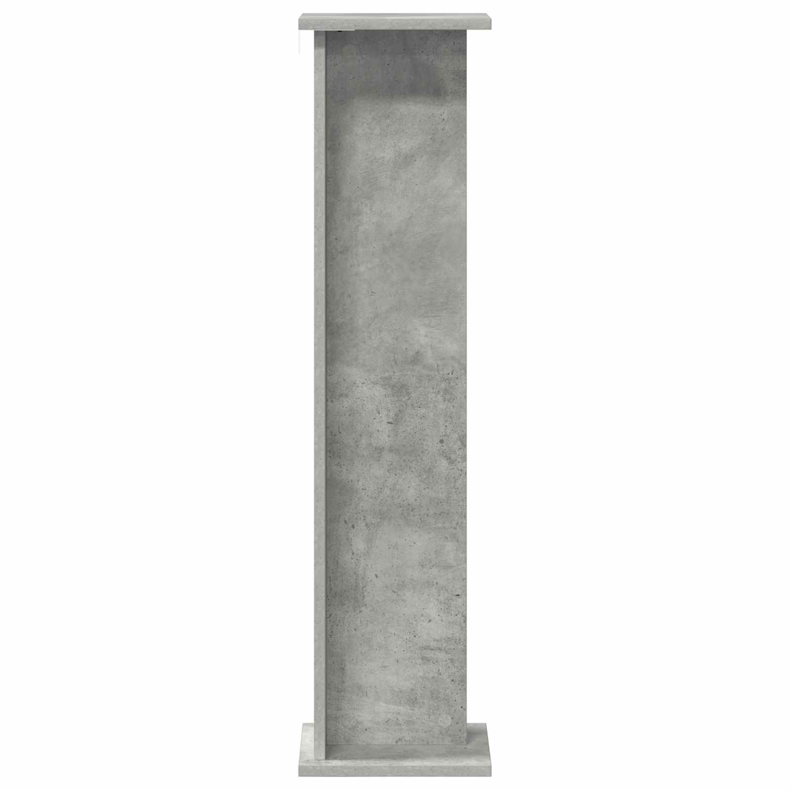 Pflanzenständer 2 pcs Betongrau 25 x 25,5 x 100,5 cm