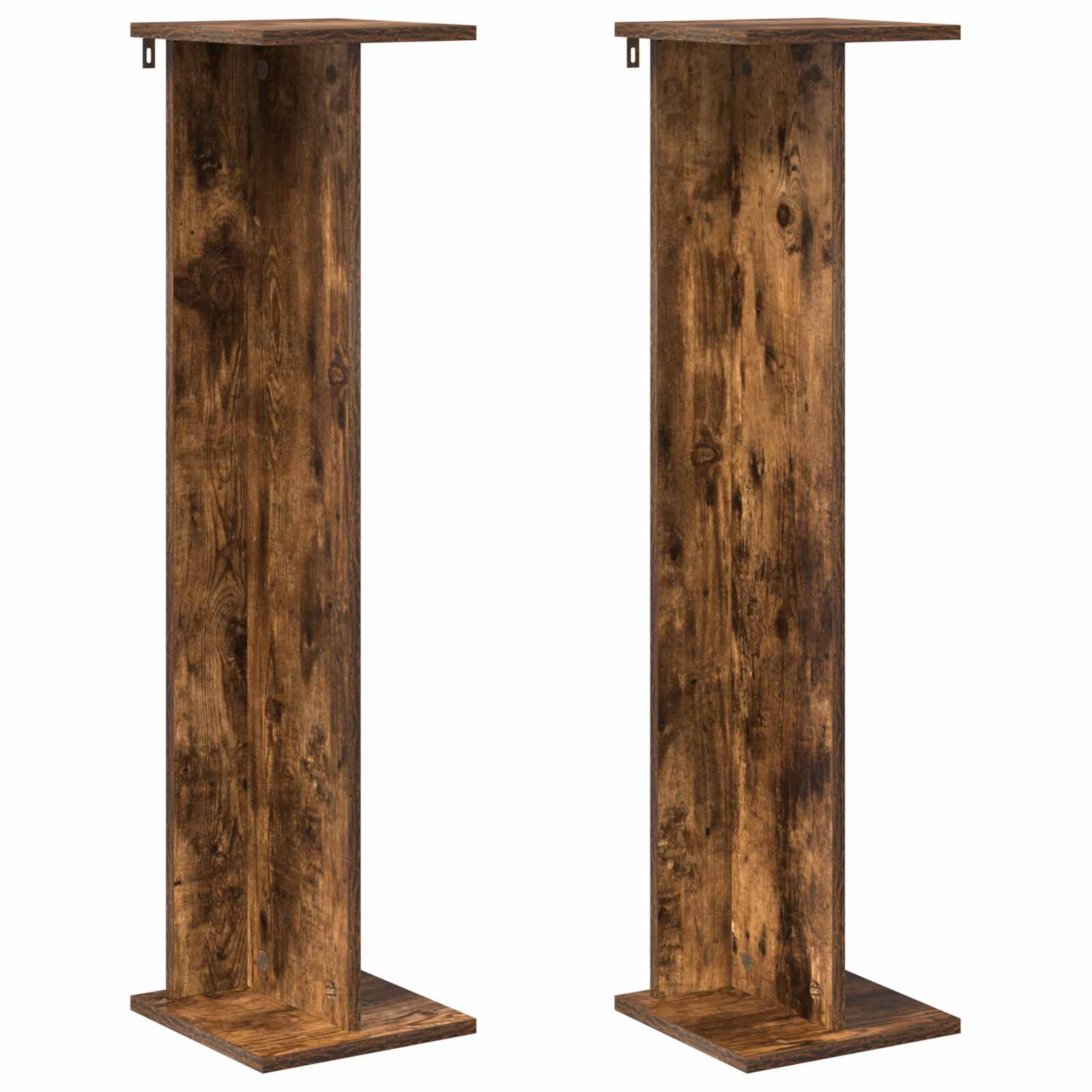 Pflanzenständer 2 pcs Geräucherte Eiche 25 x 25,5 x 100,5 cm