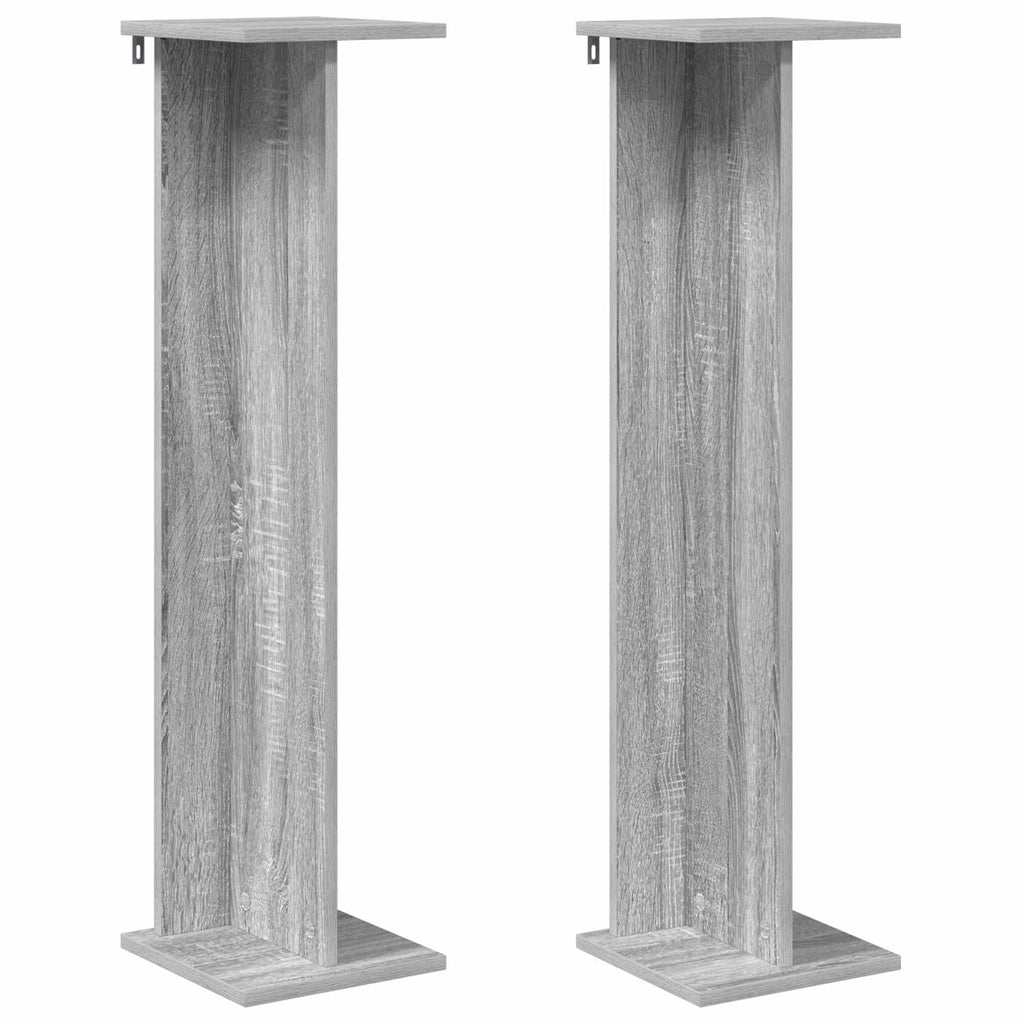 Pflanzenständer 2 pcs Graues Sonoma 25 x 25,5 x 100,5 cm