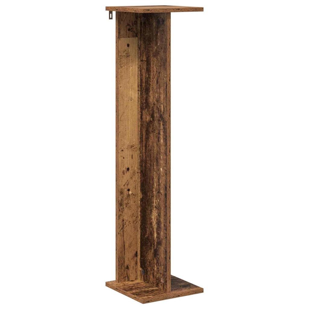 Pflanzenständer 2 pcs Altholz 25 x 25,5 x 100,5 cm