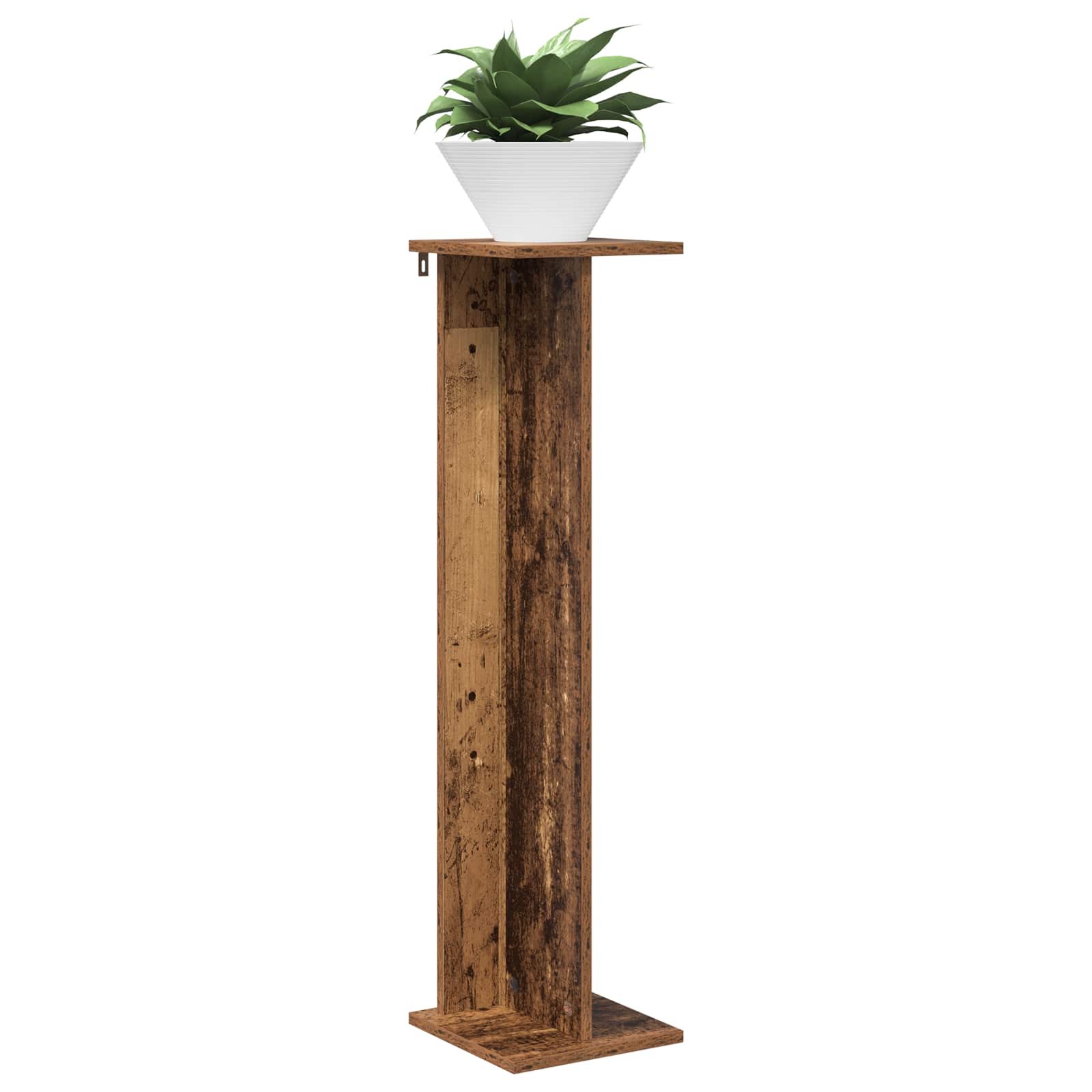 Pflanzenständer 2 pcs Altholz 25 x 25,5 x 100,5 cm