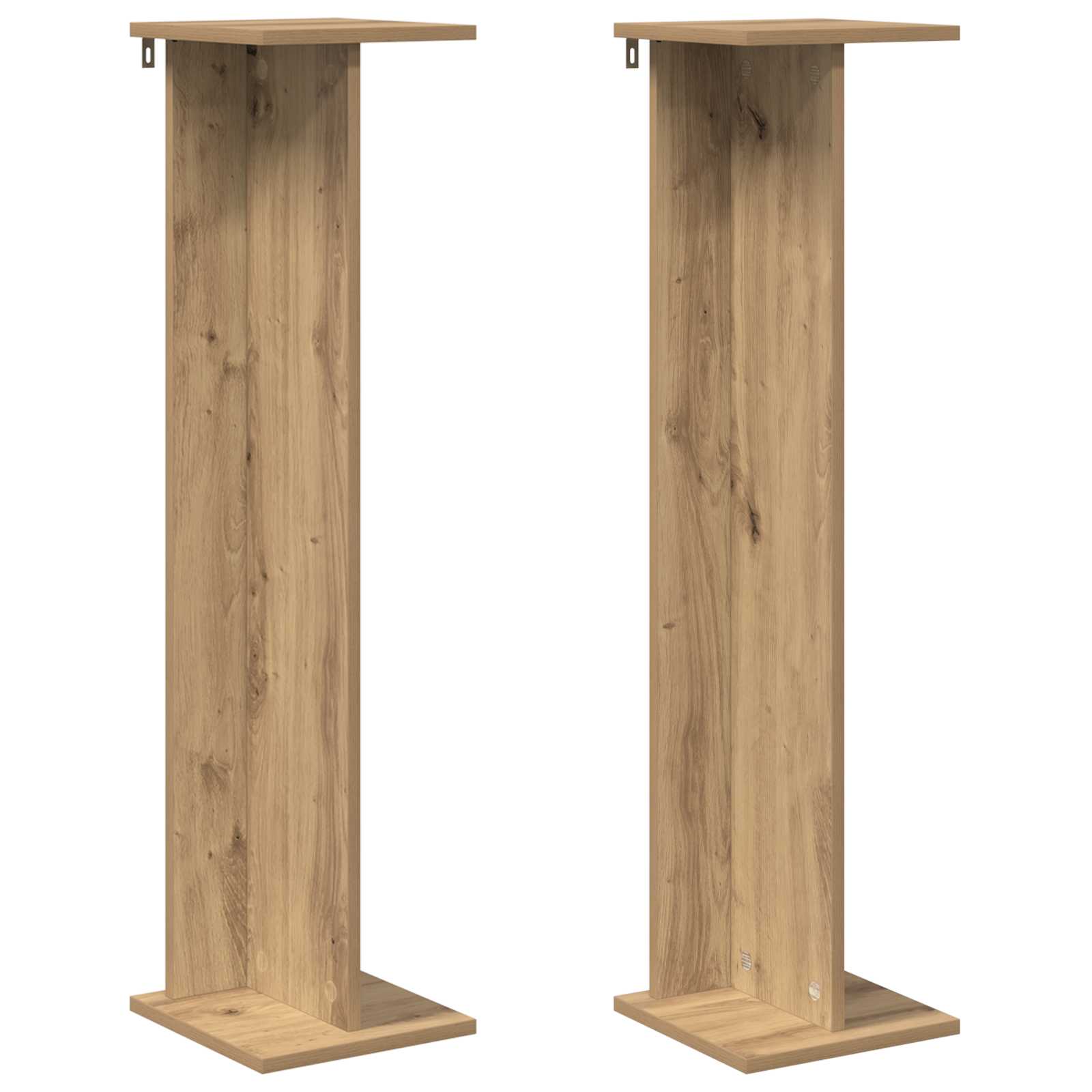 Pflanzenständer 2 pcs Artisan-Eiche 25 x 25,5 x 100,5 cm
