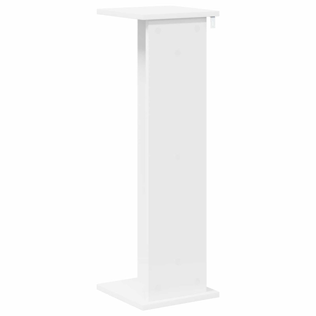 Pflanzenständer 2 pcs Weiß 25 x 25,5 x 80,5 cm Holzwerkstoff