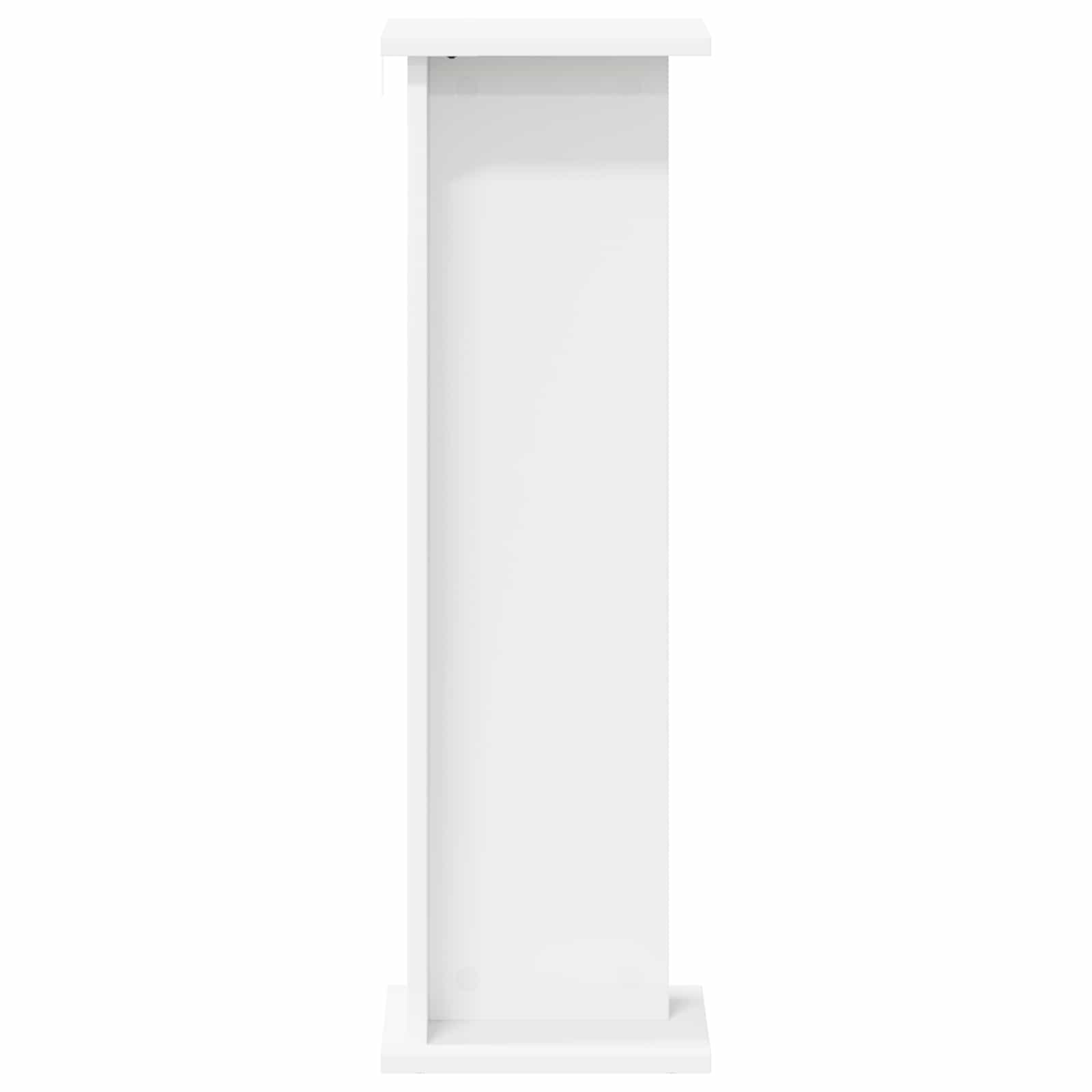 Pflanzenständer 2 pcs Weiß 25 x 25,5 x 80,5 cm Holzwerkstoff