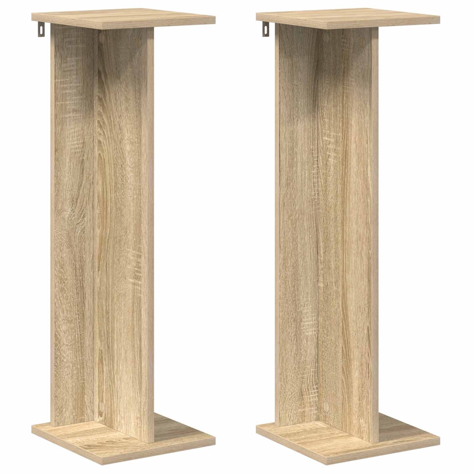 Pflanzenständer 2 pcs Sonoma-Eiche 25 x 25,5 x 80,5 cm