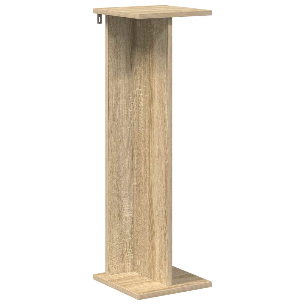 Pflanzenständer 2 pcs Sonoma-Eiche 25 x 25,5 x 80,5 cm
