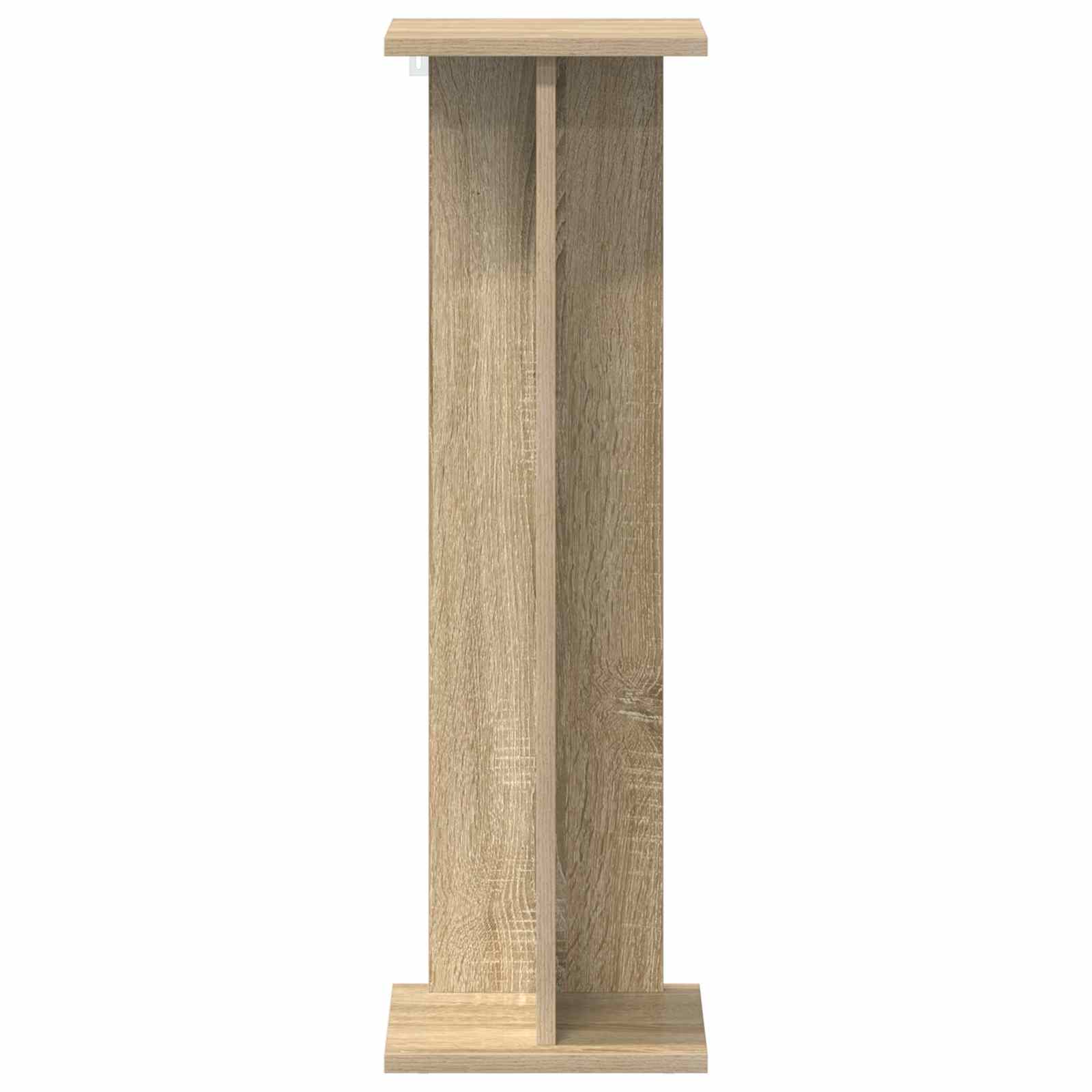 Pflanzenständer 2 pcs Sonoma-Eiche 25 x 25,5 x 80,5 cm