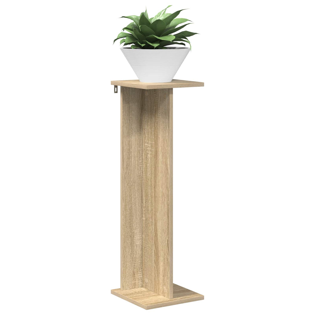 Pflanzenständer 2 pcs Sonoma-Eiche 25 x 25,5 x 80,5 cm