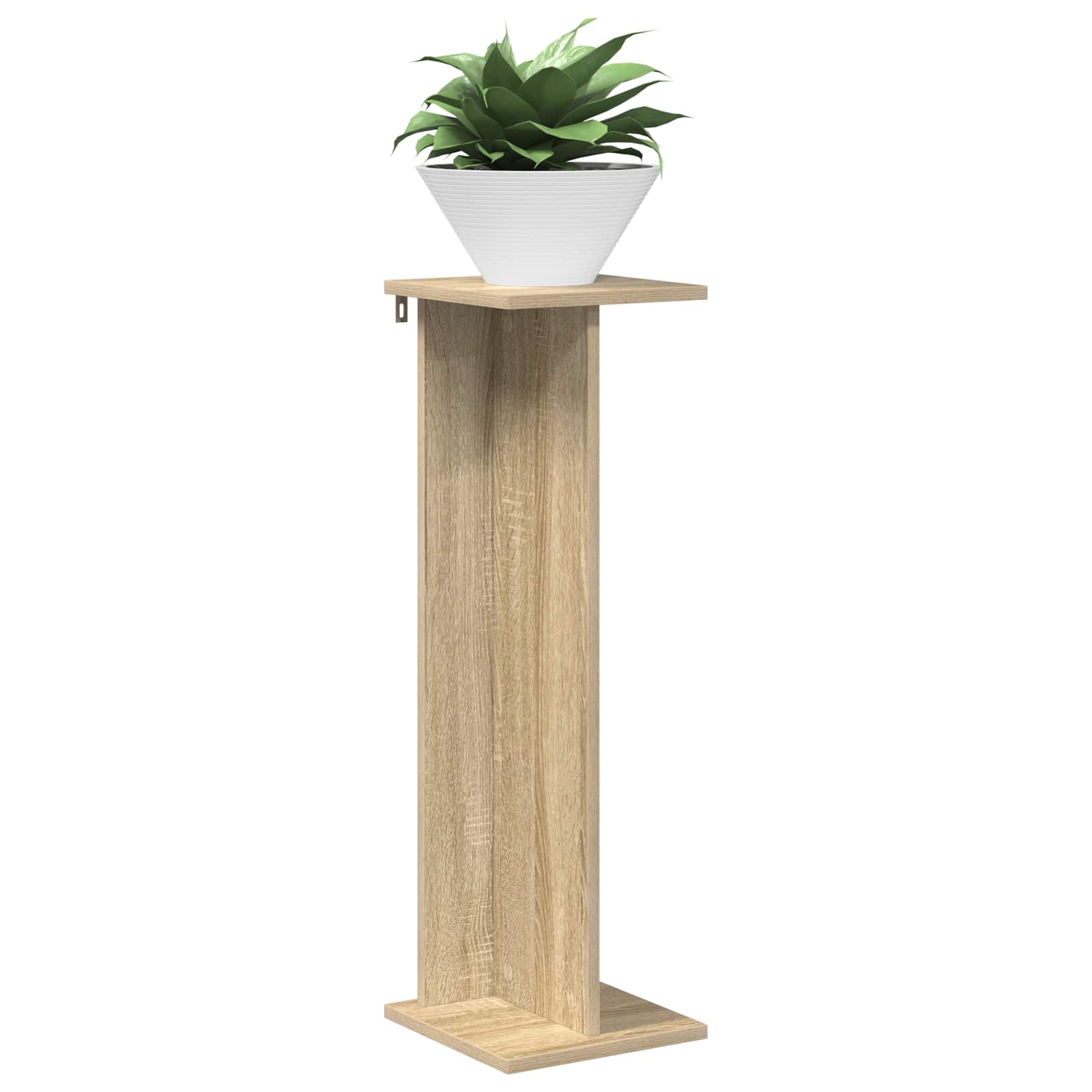 Pflanzenständer 2 pcs Sonoma-Eiche 25 x 25,5 x 80,5 cm