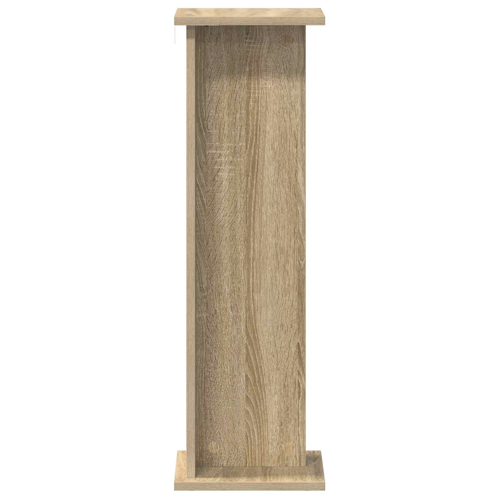 Pflanzenständer 2 pcs Sonoma-Eiche 25 x 25,5 x 80,5 cm