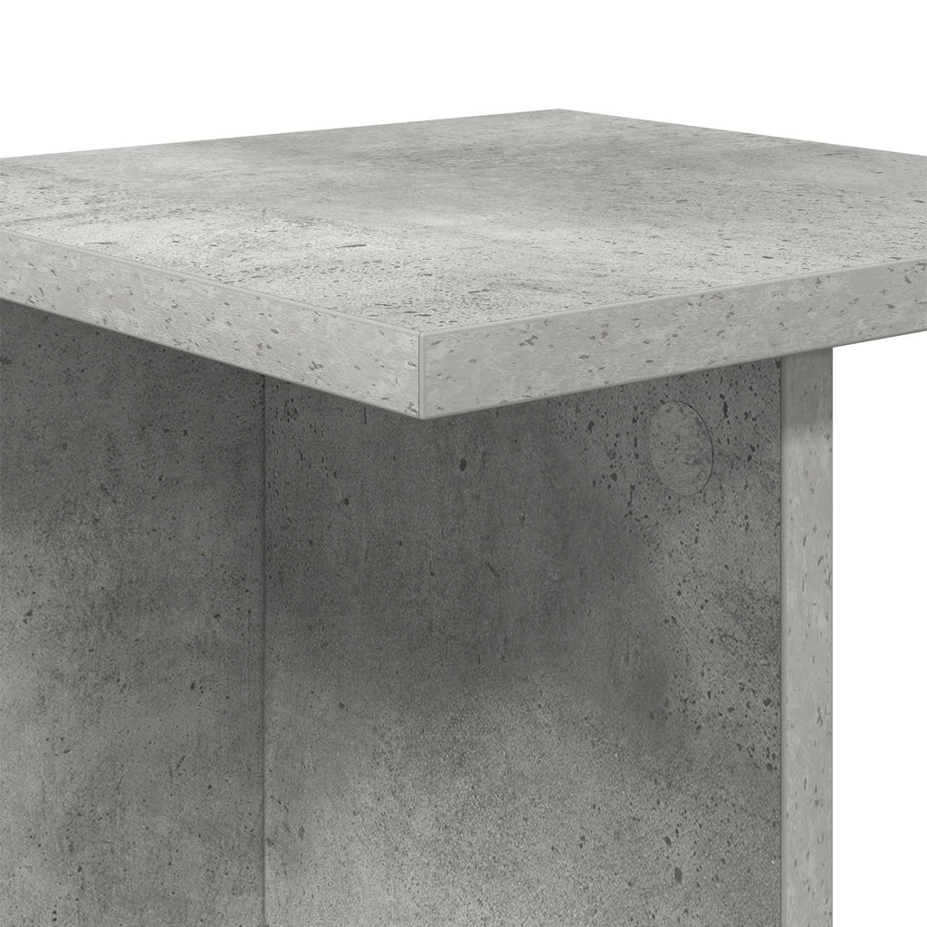 Pflanzenständer 2 pcs Betongrau 25 x 25,5 x 80,5 cm