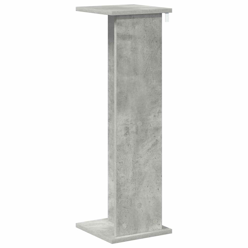 Pflanzenständer 2 pcs Betongrau 25 x 25,5 x 80,5 cm