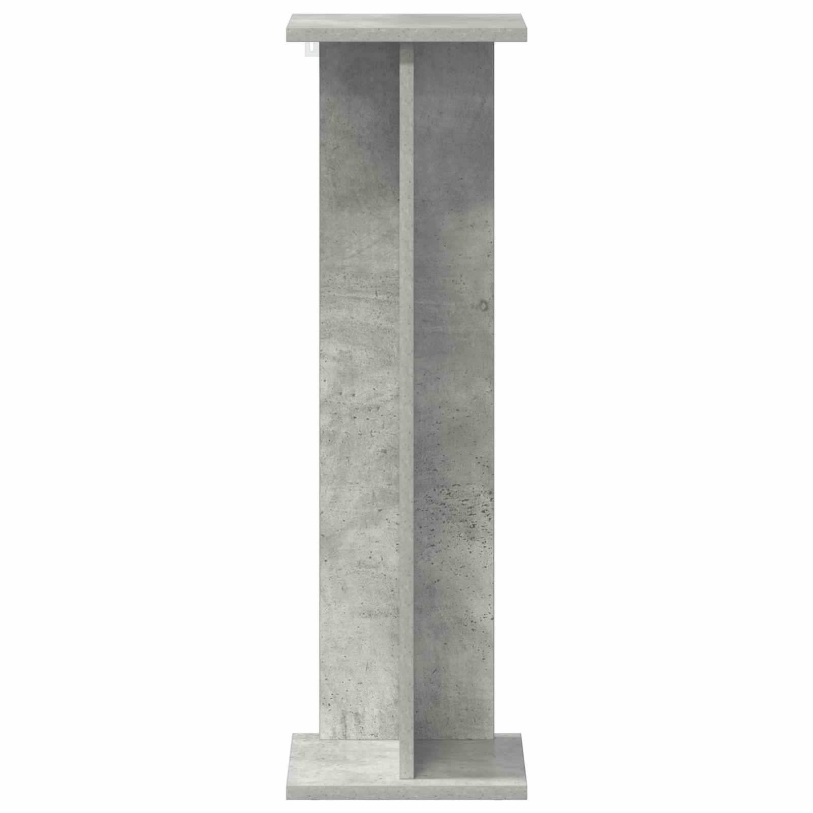 Pflanzenständer 2 pcs Betongrau 25 x 25,5 x 80,5 cm