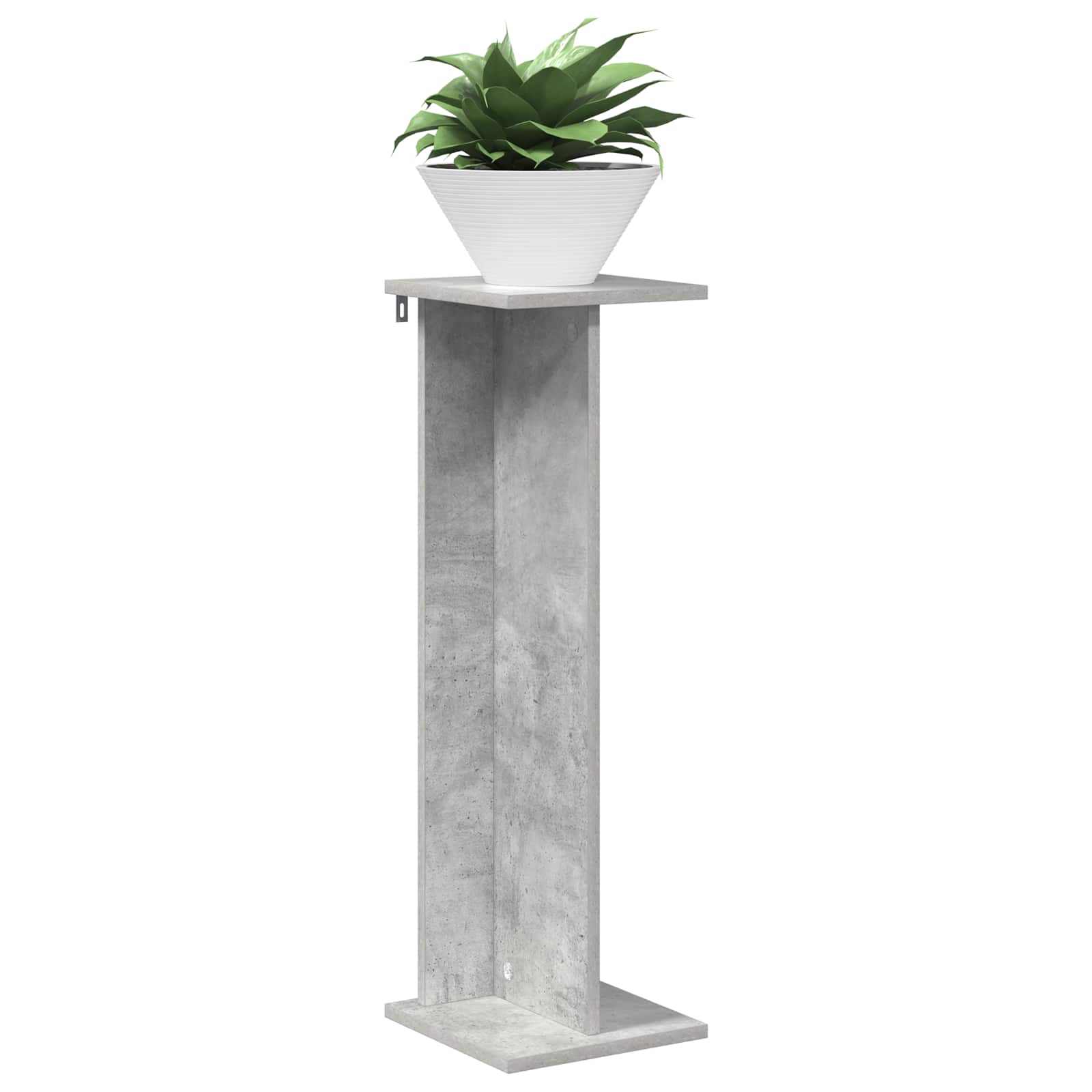 Pflanzenständer 2 pcs Betongrau 25 x 25,5 x 80,5 cm