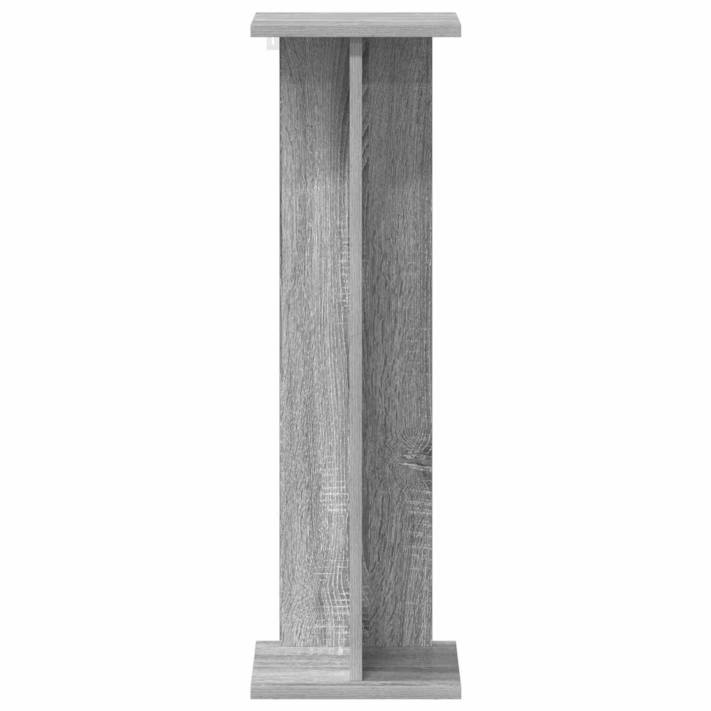 Pflanzenständer 2 pcs Graues Sonoma 25 x 25,5 x 80,5 cm