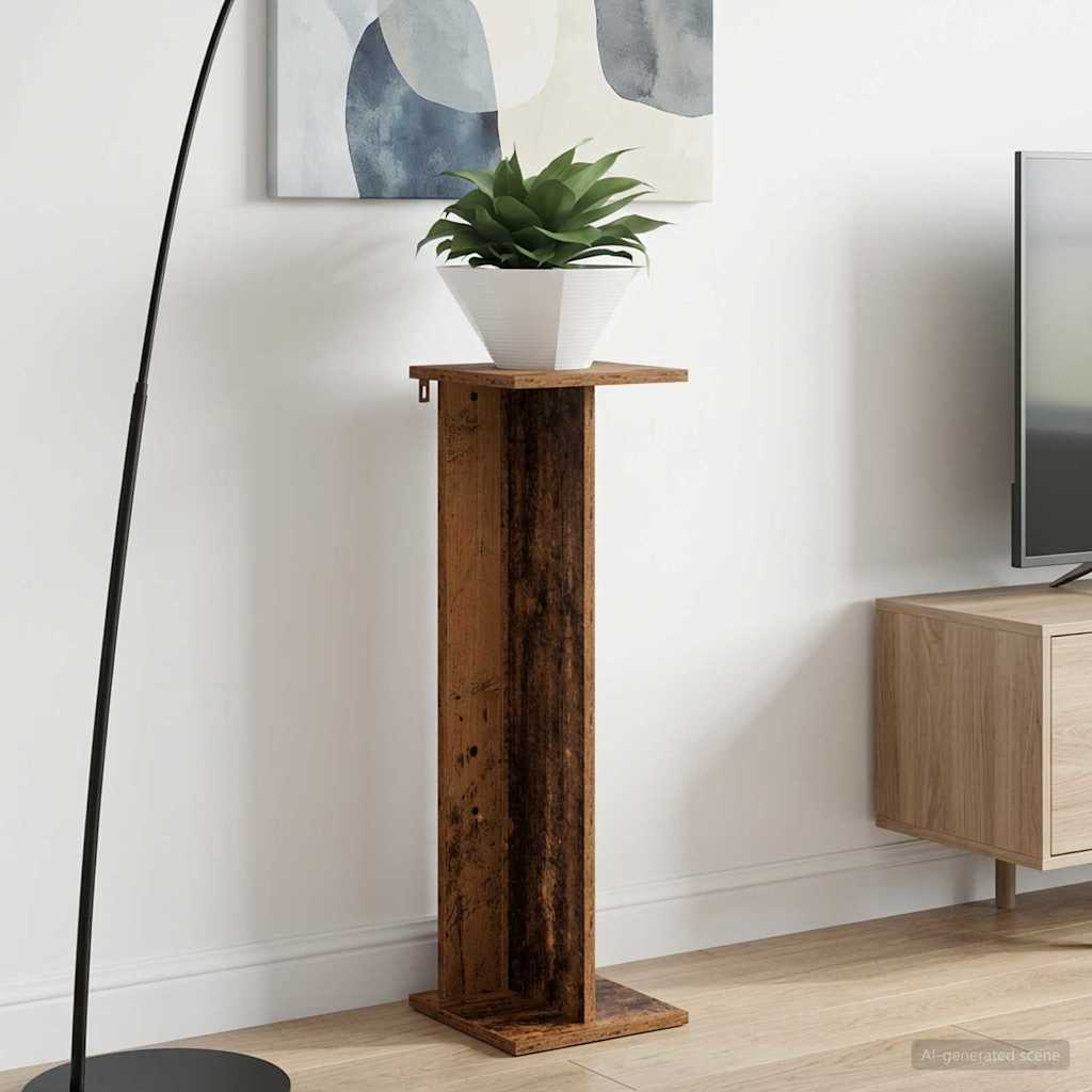 Pflanzenständer 2 pcs Altholz 25 x 25,5 x 80,5 cm Holzwerkstoff