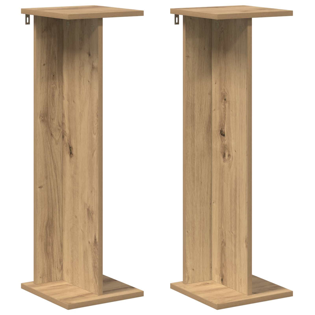 Pflanzenständer 2 pcs Artisan-Eiche 25 x 25,5 x 80,5 cm
