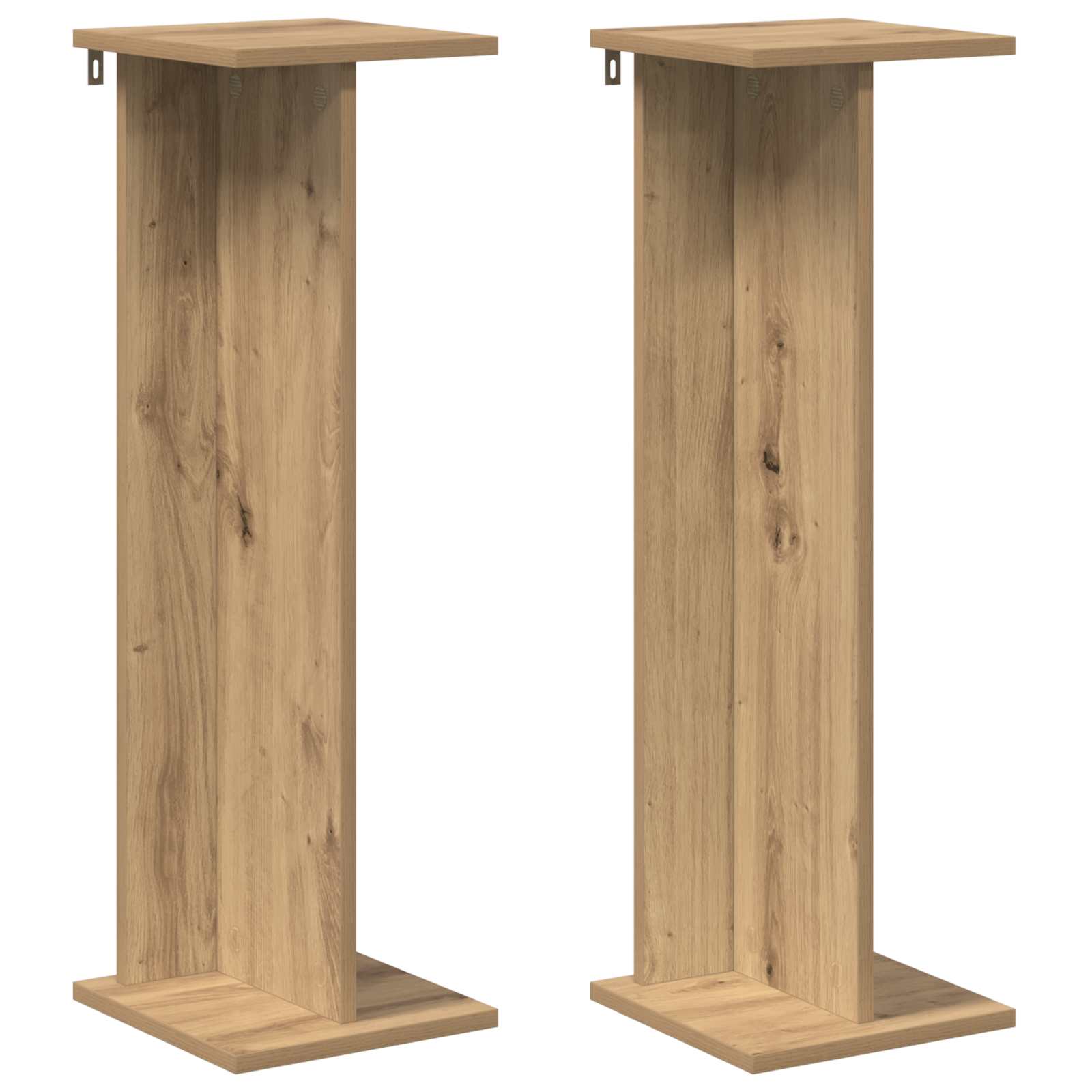 Pflanzenständer 2 pcs Artisan-Eiche 25 x 25,5 x 80,5 cm