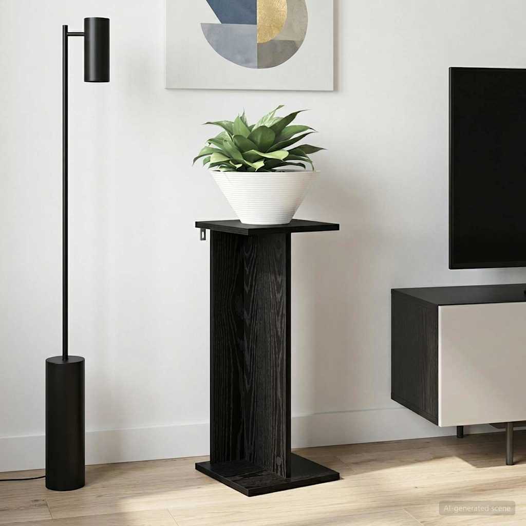 Pflanzenständer Schwarze Eiche 25 x 25,5 x 60,5 cm