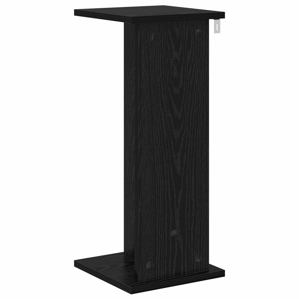 Pflanzenständer 2 pcs Schwarze Eiche 25 x 25,5 x 60,5 cm