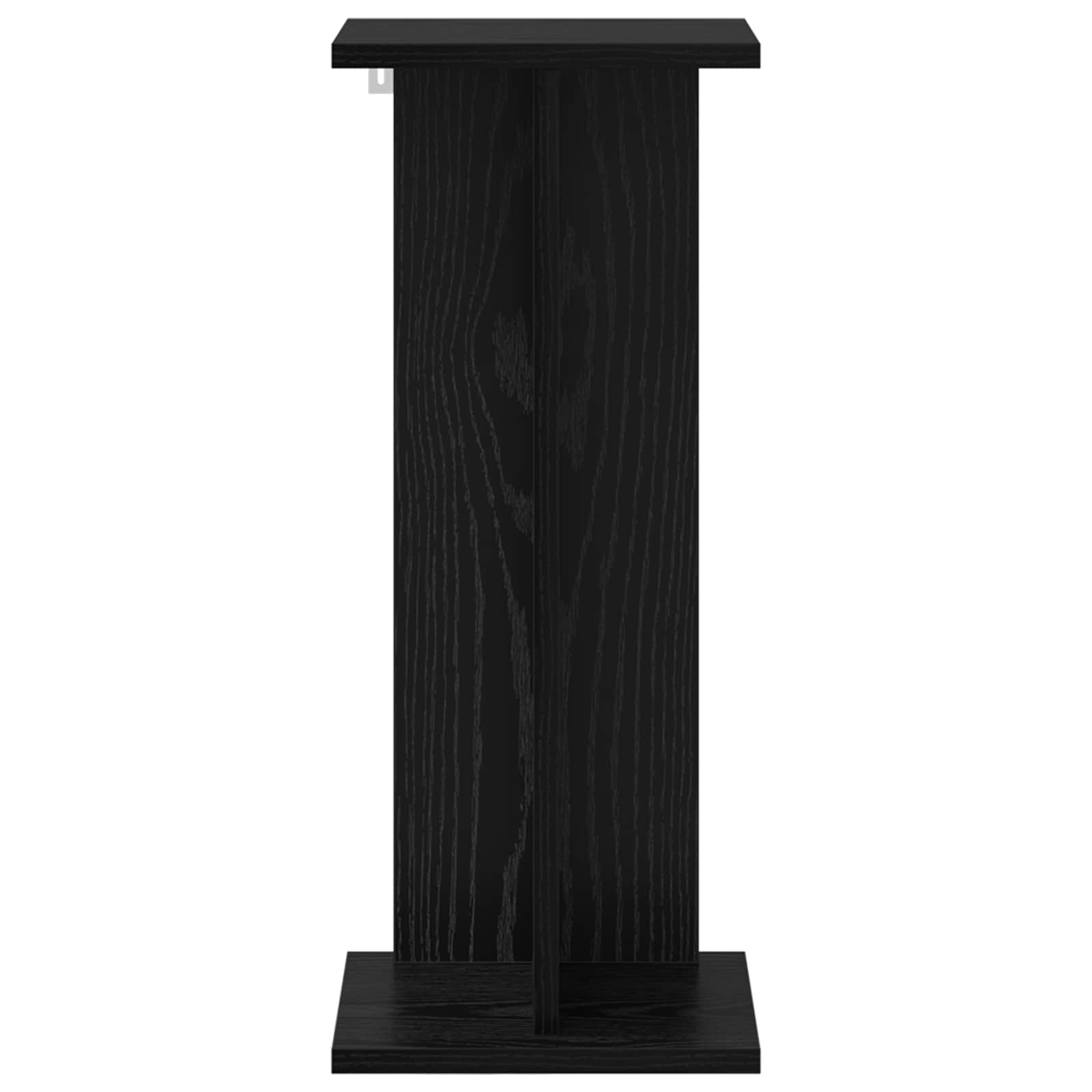 Pflanzenständer 2 pcs Schwarze Eiche 25 x 25,5 x 60,5 cm