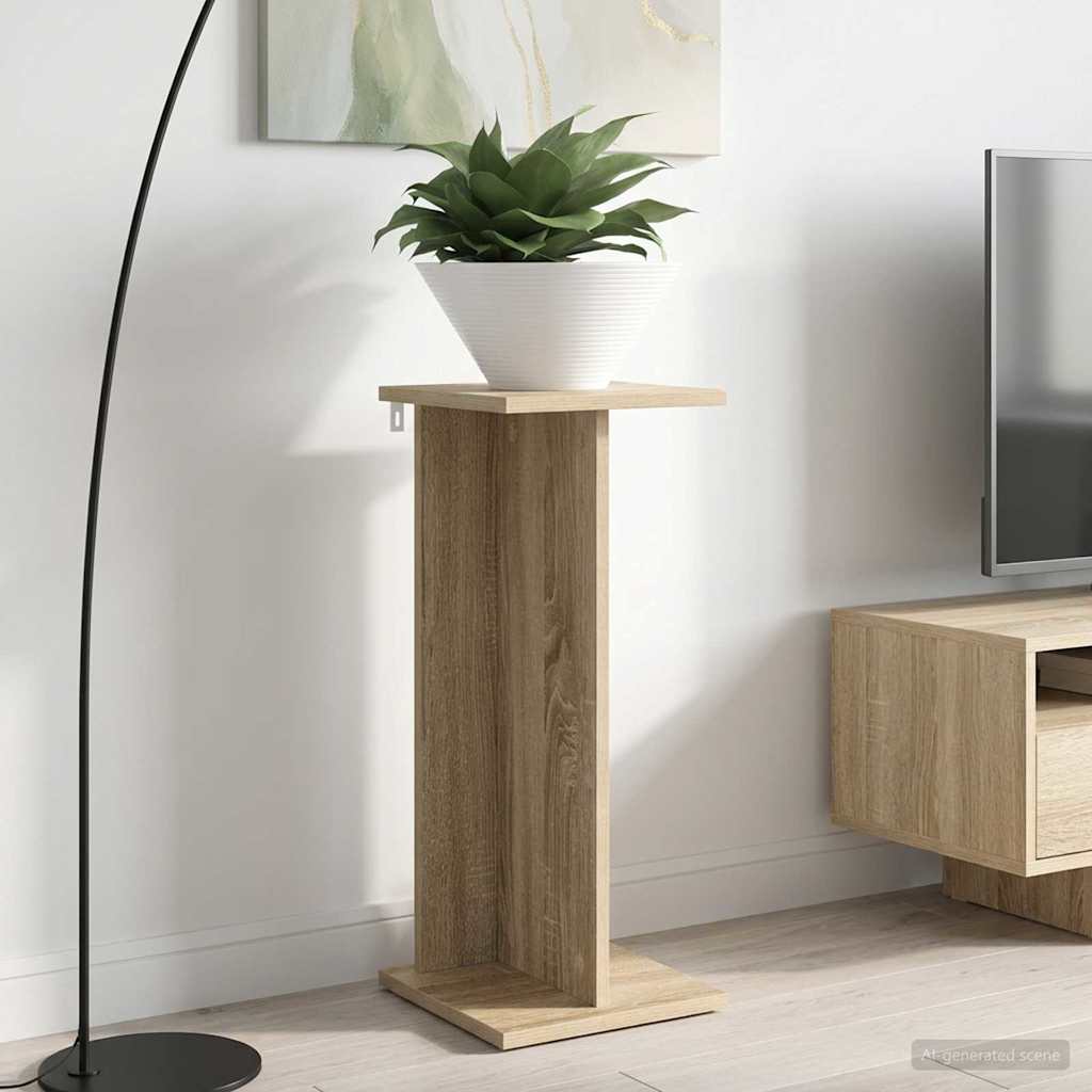 Pflanzenständer 2 pcs Sonoma-Eiche 25 x 25,5 x 60,5 cm