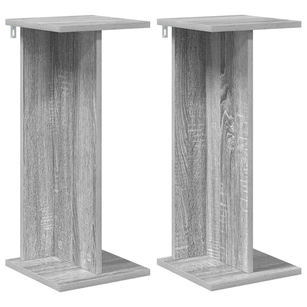 Pflanzenständer 2 pcs Graues Sonoma 25 x 25,5 x 60,5 cm