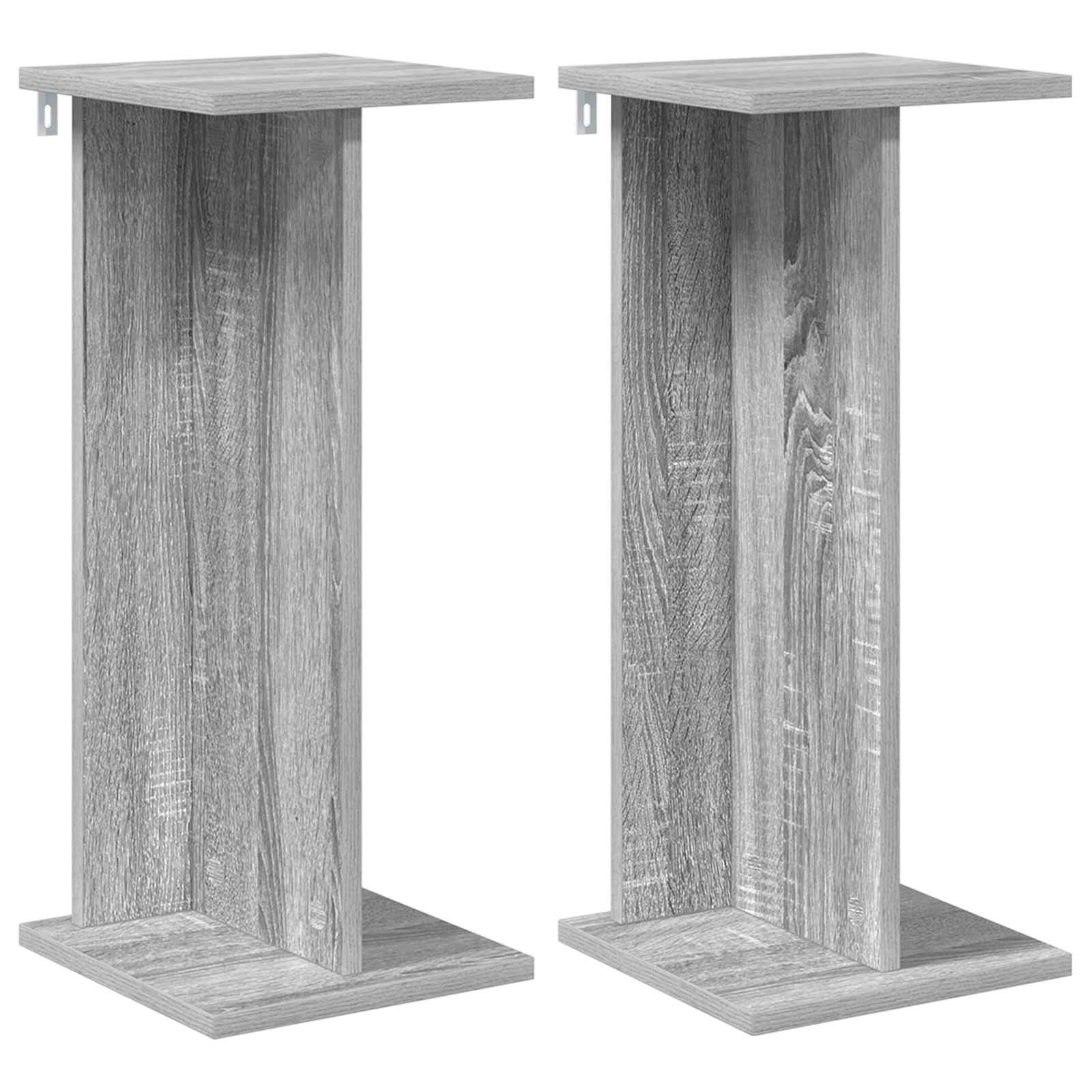 Pflanzenständer 2 pcs Graues Sonoma 25 x 25,5 x 60,5 cm