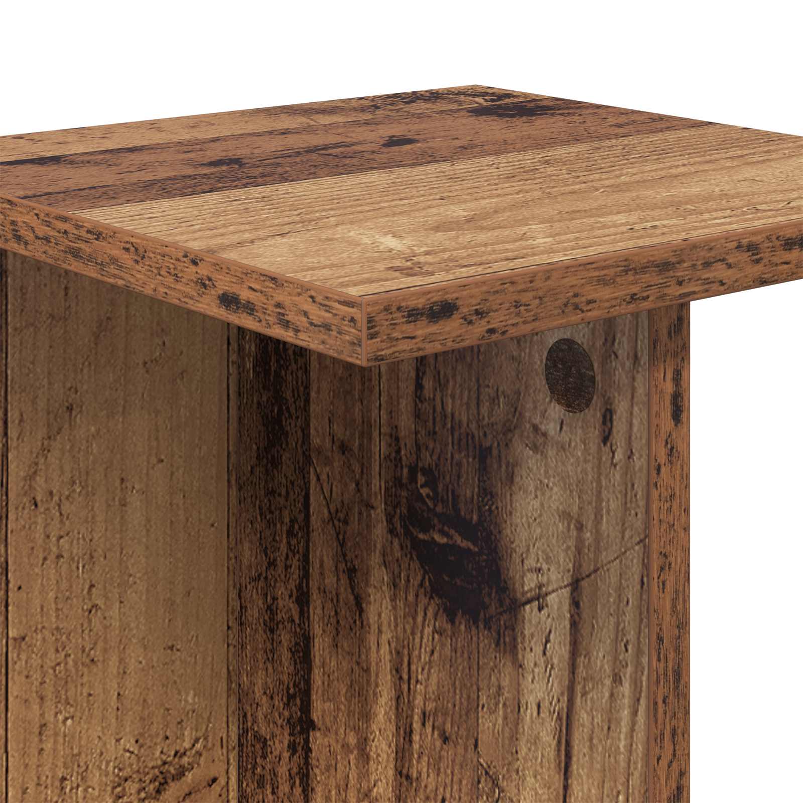 Pflanzenständer 2 pcs Altholz 25 x 25,5 x 60,5 cm Holzwerkstoff
