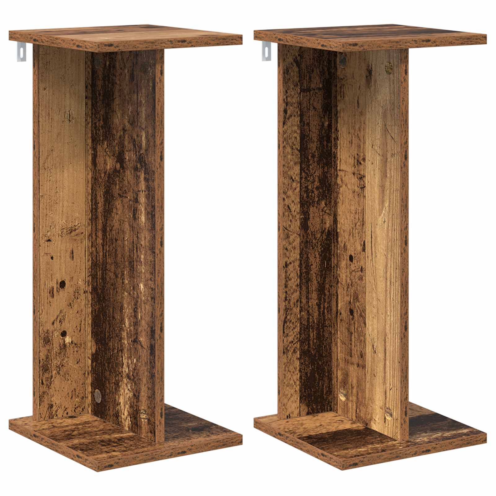 Pflanzenständer 2 pcs Altholz 25 x 25,5 x 60,5 cm Holzwerkstoff