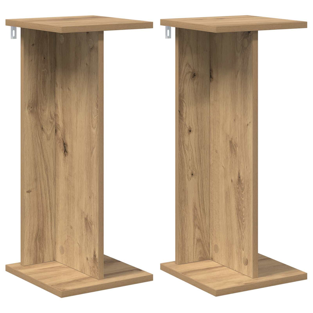 Pflanzenständer 2 pcs Artisan-Eiche 25 x 25,5 x 60,5 cm